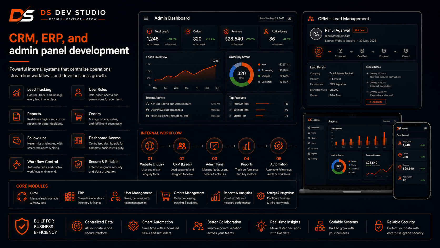 What the DS Dev Studio Portfolio includes