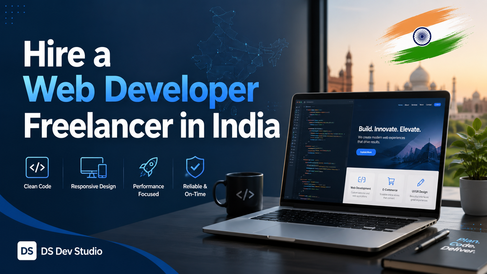 Hire Web Developer Freelancer in India for business website development